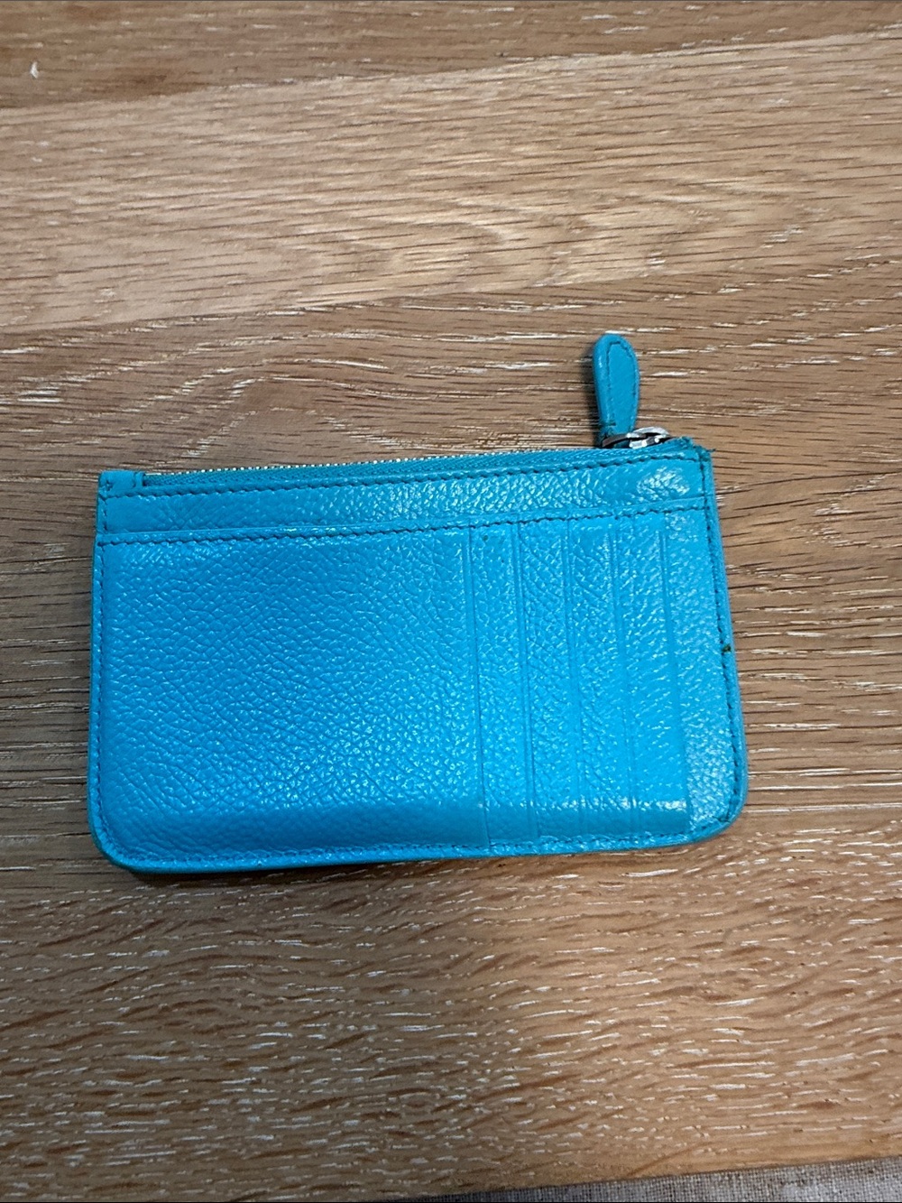 Balenciaga Zip Pouch in Turquoise Blue - Picture 2 of 3